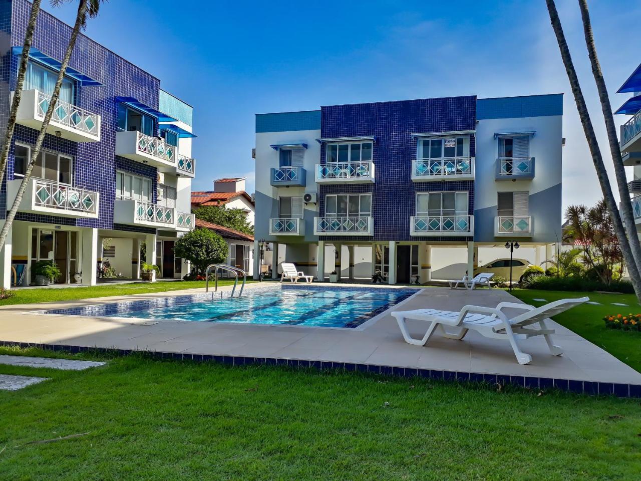 Apto A 70 Metros Da Praia, Piscina, 03 Ar Condicionados, Vaga De Garagem Florianópolis Buitenkant foto
